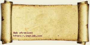 Andjelina Mitrinović vizit kartica